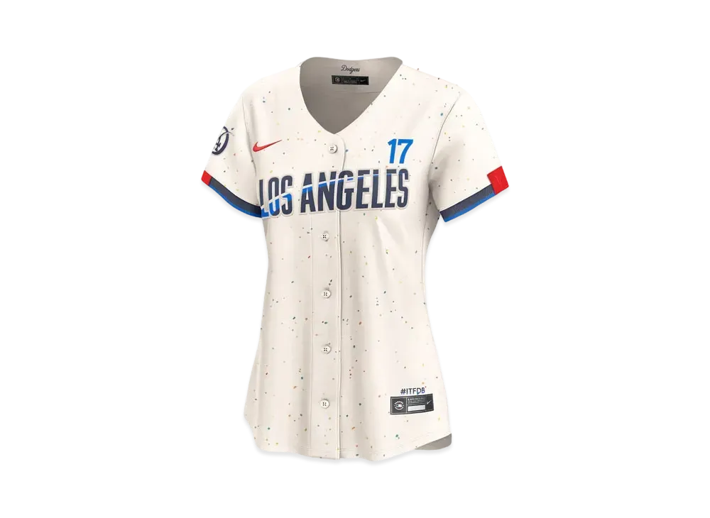 MLB x Nike Women's Los Angeles Dodgers Shohei Ohtani 2024 City Connect Limited Player Jersey "Cream "