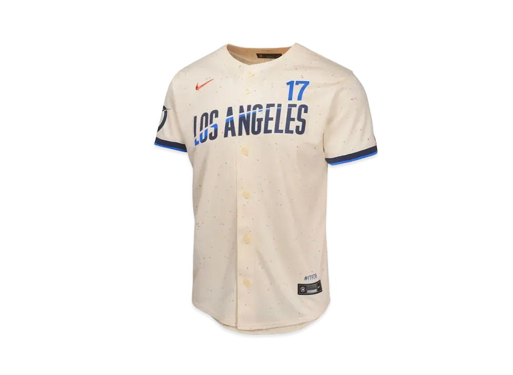 MLB x Nike Youth Los Angeles Dodgers Shohei Ohtani 2024 City Connect Limited Player Jersey "Cream "