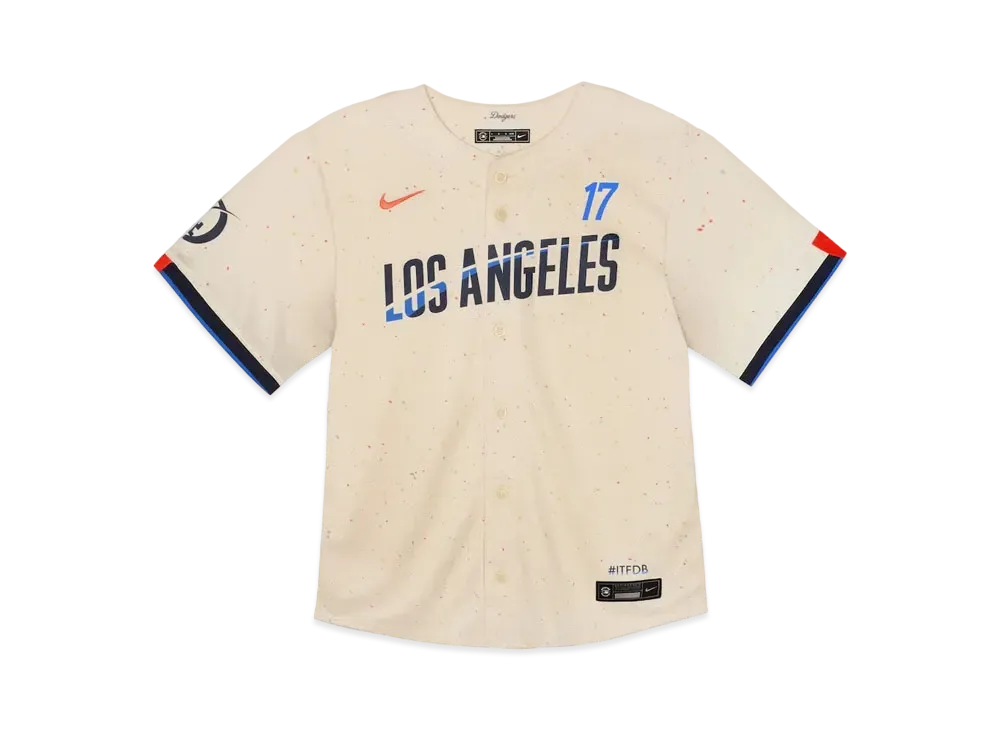 MLB x Nike Toddler Los Angeles Dodgers Shohei Ohtani 2024 City Connect Limited Player Jersey "Cream "