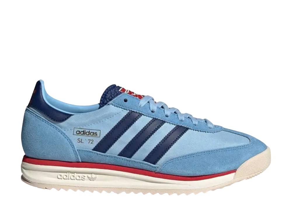 adidas SL72 RS "Light Blue/Dark Blue/Better Scarlet"