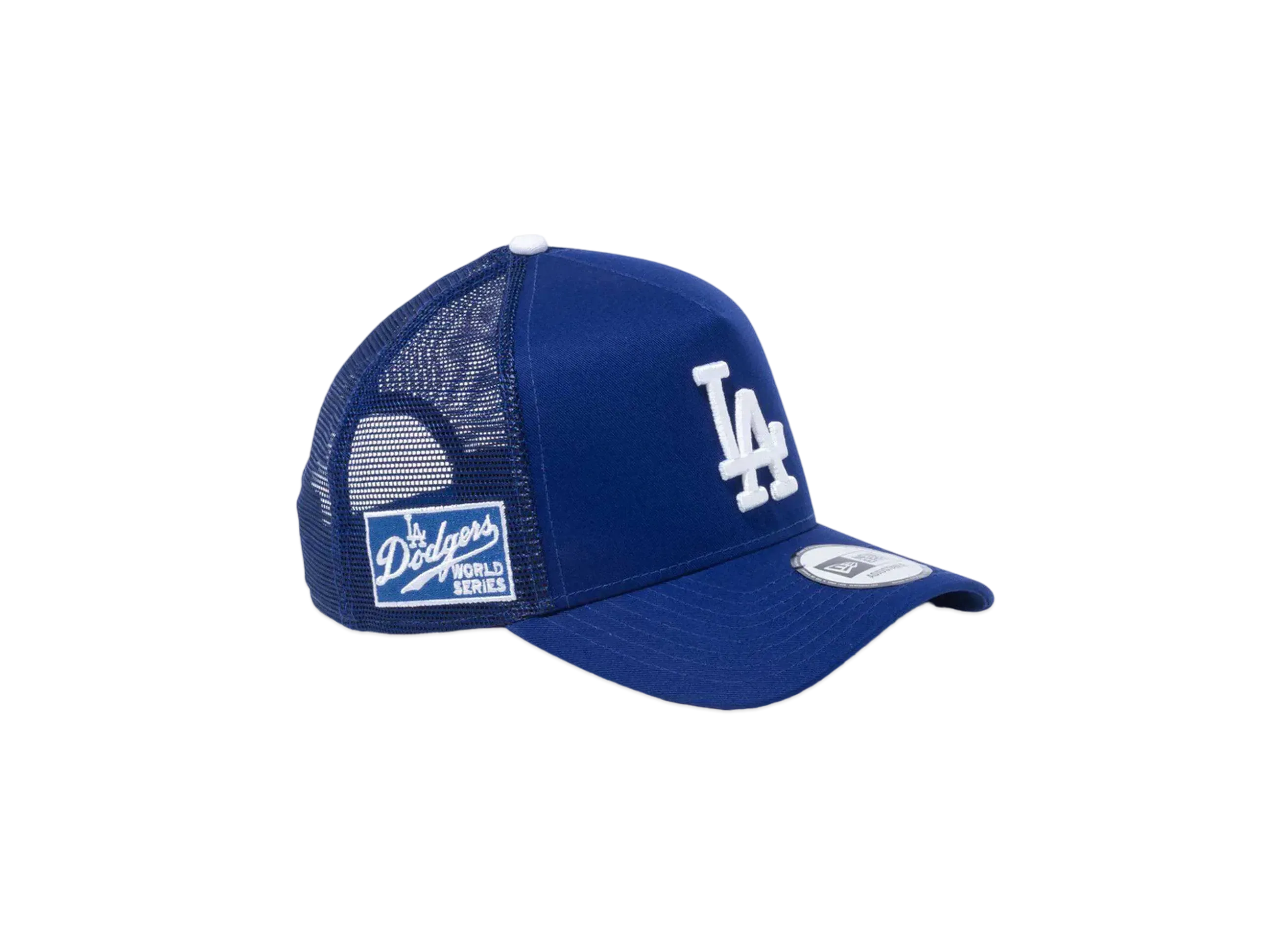 NEW ERA 9Forty A-Frame Tracker MLB Side Patch Los Angeles Dodgers "Dark Royal"