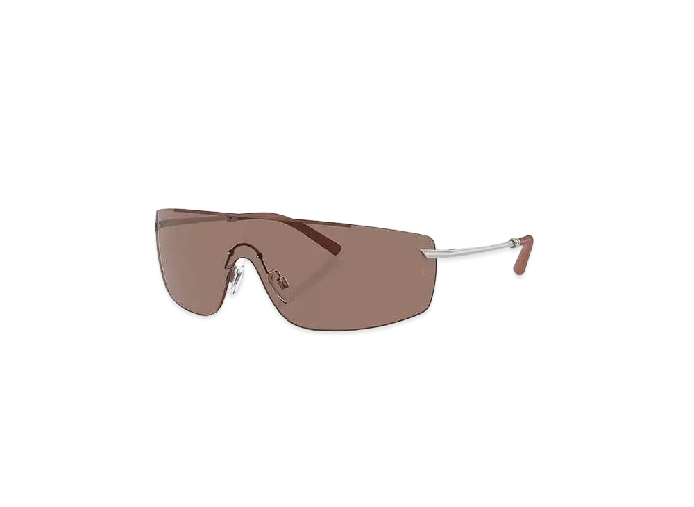 OLIVER PEOPLES R-5 "Brick/Silver"