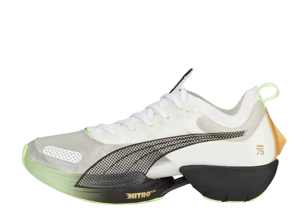 プーマ ファストR ニトロ エリートラン 75 "ブラック/ホワイト/ライトミント"