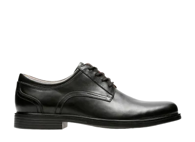 Clarks Un Aldric Lace "Black Leather"