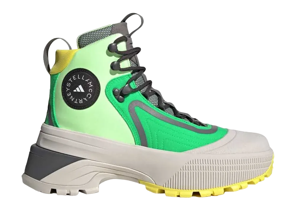 ステラマッカートニー × アディダス テレックス ハイキングブーツ "ソーラーライム/グリーンスパーク/チョークパール"