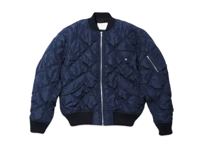 TOGA VIRILIS Quilting blouson "NAVY"