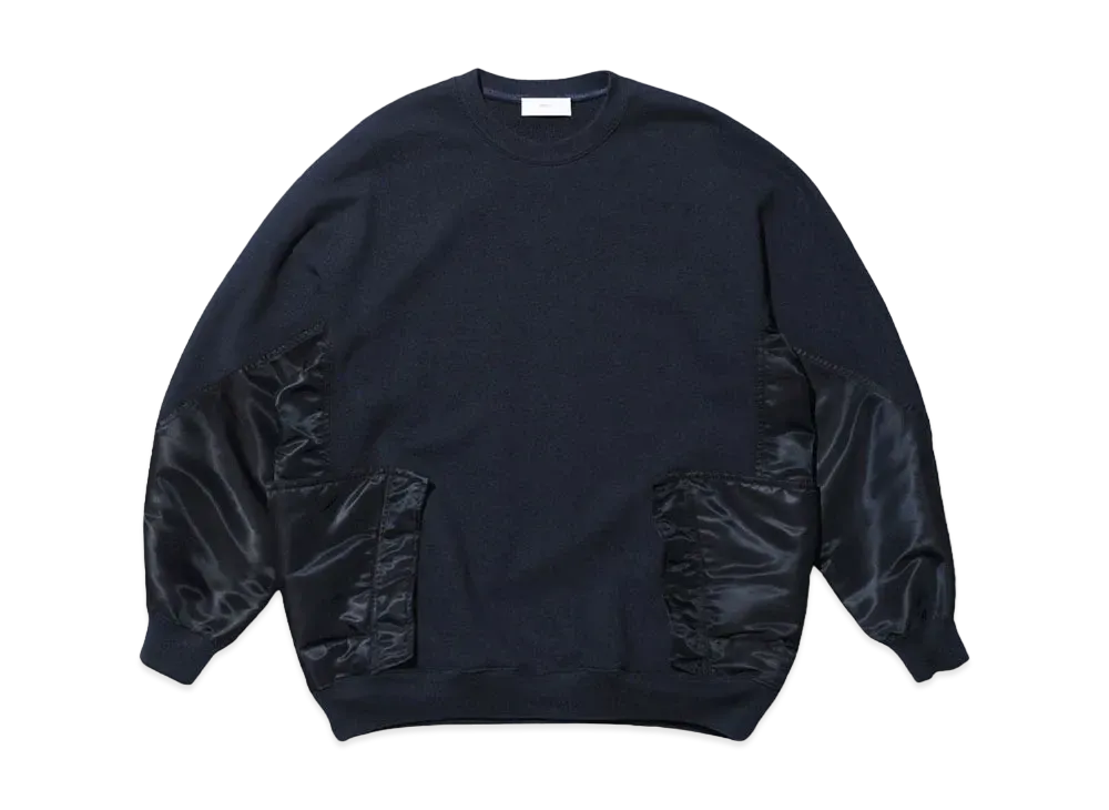 TOGA VIRILIS Nylon sweatshirt "NAVY"