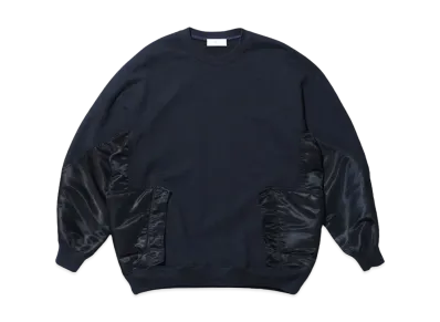 TOGA VIRILIS Nylon sweatshirt "NAVY"