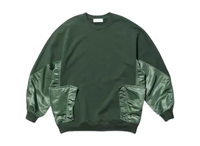 TOGA VIRILIS Nylon sweatshirt "KHAKI"