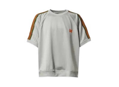 Needles x NUBIAN S/S Track Crew Neck Shirt - Poly Smooth "Grey"