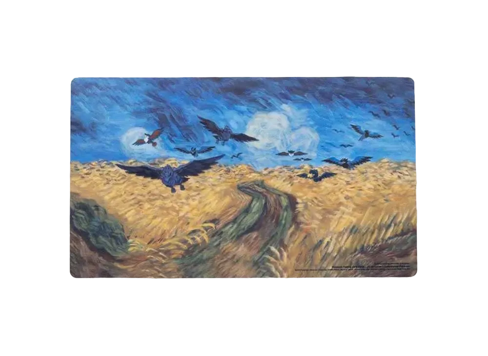 Pokemon Card Game [Overseas only] Playing Mat "Pokemon Center × Van Gogh Museum:Corviknight & Honchkrow"
