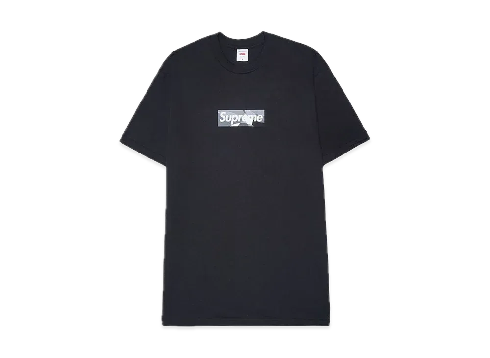Supreme / Emilio Pucci® Box Logo Tee "Black/Black"