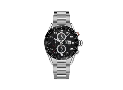 TAG Heuer Carrera Caliber 1887 Chronograph "Black/Stainless Steel"