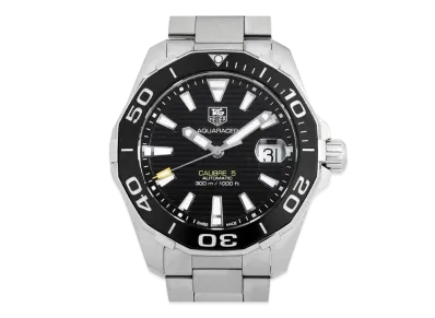 TAG Heuer Aquaracer Caliber 5 "Black/Stainless Steel/Silver"