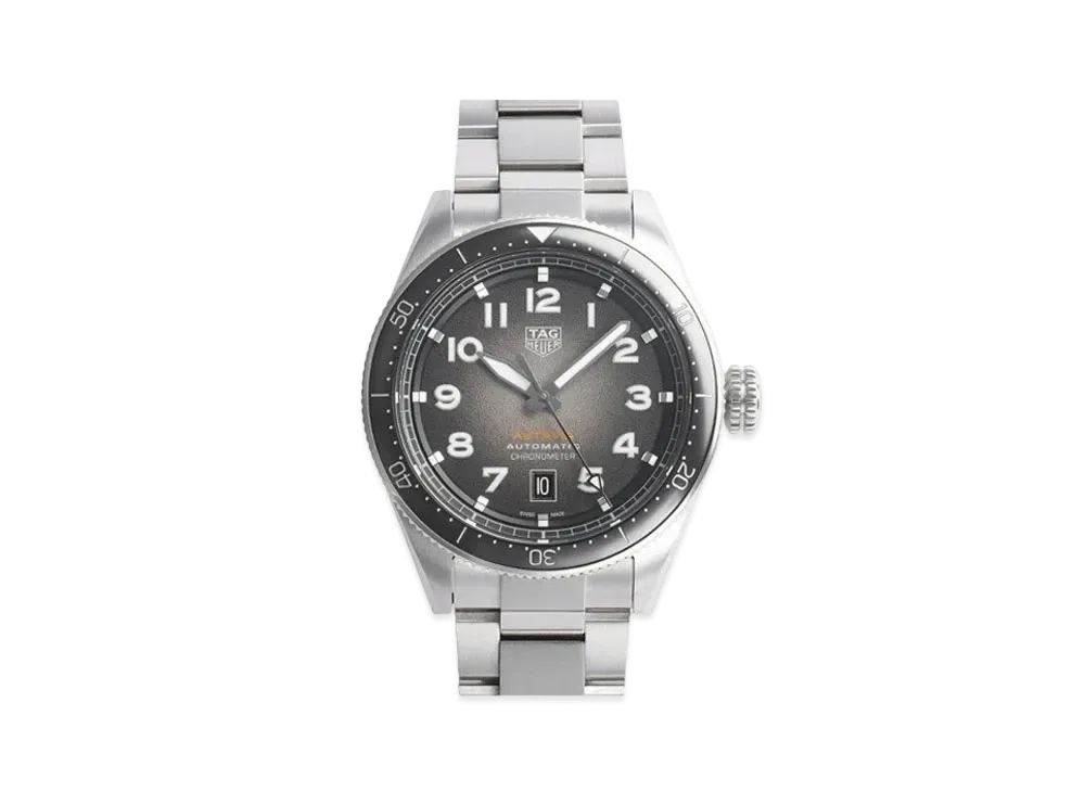 TAG Heuer Autavia Caliber 5 Chronometer "Black/Stainless Steel"