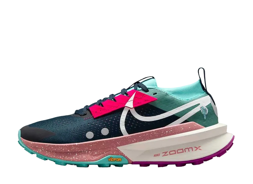 ナイキ ゼガマ トレイル2 "アーモリーネイビー/グリーンフロスト/ビビッドグレープ/セイル"