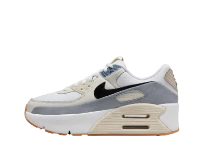 Nike Women's Air Max 90 LV8 "White/Ashen Slate/Light Orewood Brown/Black"