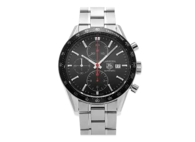 TAG Heuer Carrera Caliber 16 Chronograph "Black/Stainless Steel/Silver"