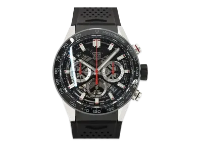 TAG Heuer Carrera Caliber Heuer 02 Chronograph "Silver/Black/Stainless Steel/Black"