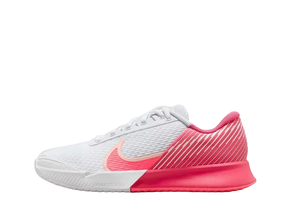 ナイキ ウィメンズ コートエアズームヴェイパー プロ2 "ホワイト/アスターピンク/クリムゾンティント/ホットパンチ"