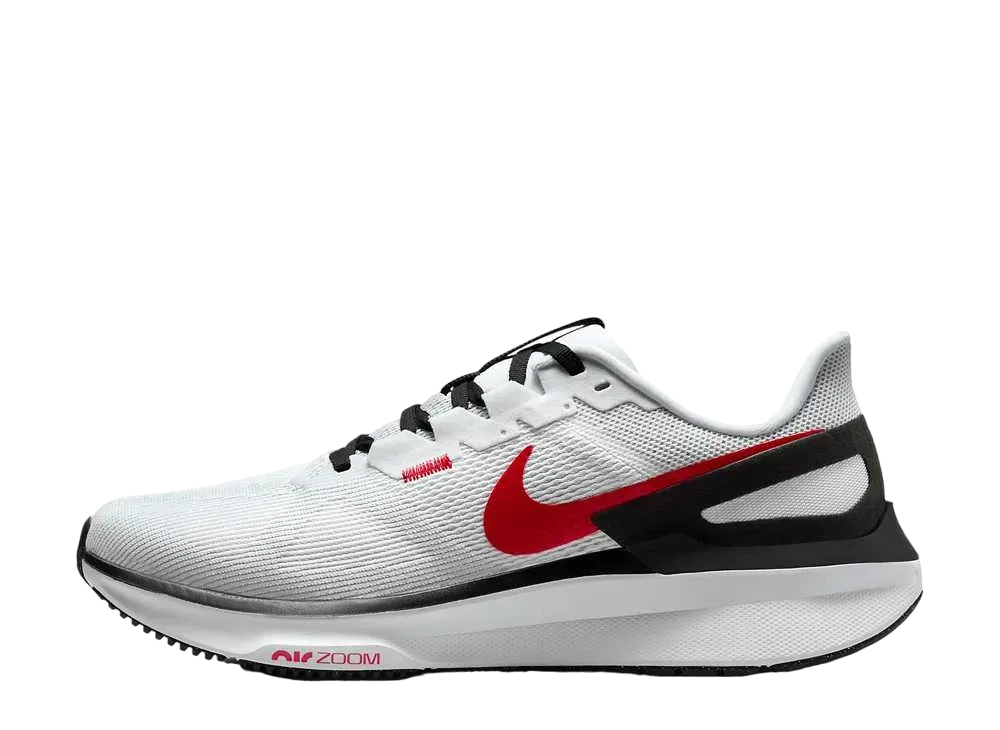 Nike Structure 25 "White/Black/Light Smoke Grey/Fire Red"