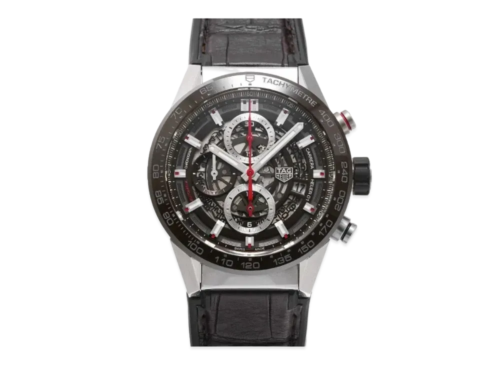 TAG Heuer Carrera Caliber Heuer 01 Chronograph "Brown/Stainless Steel"