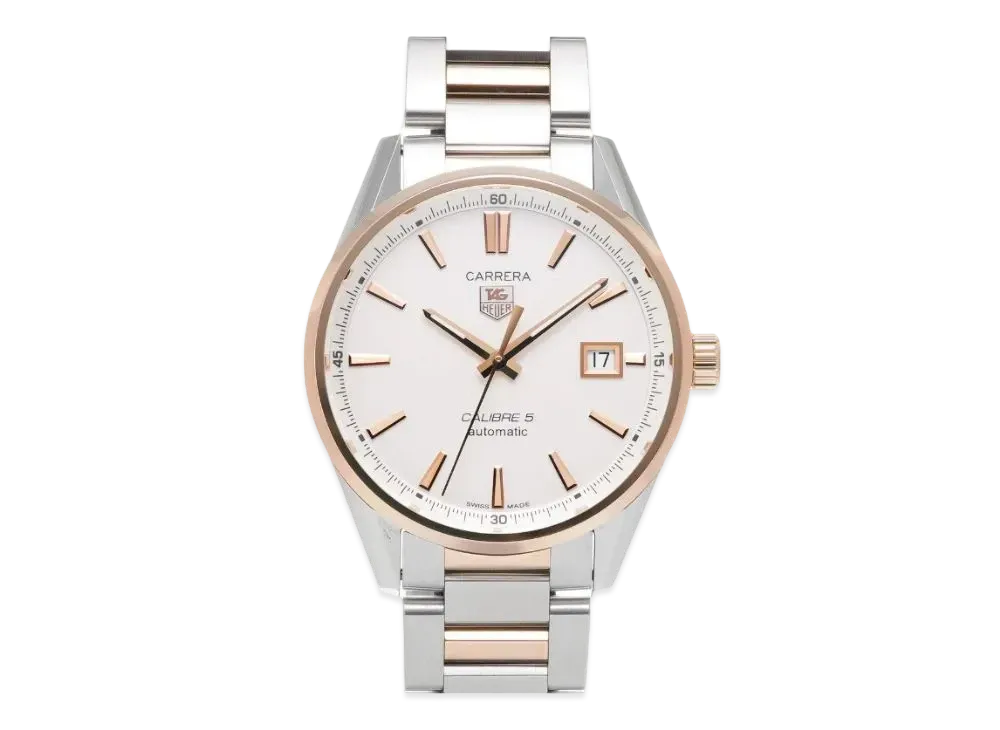 TAG Heuer Carrera Caliber 5 "Gray/Stainless Steel/Silver/Gold"