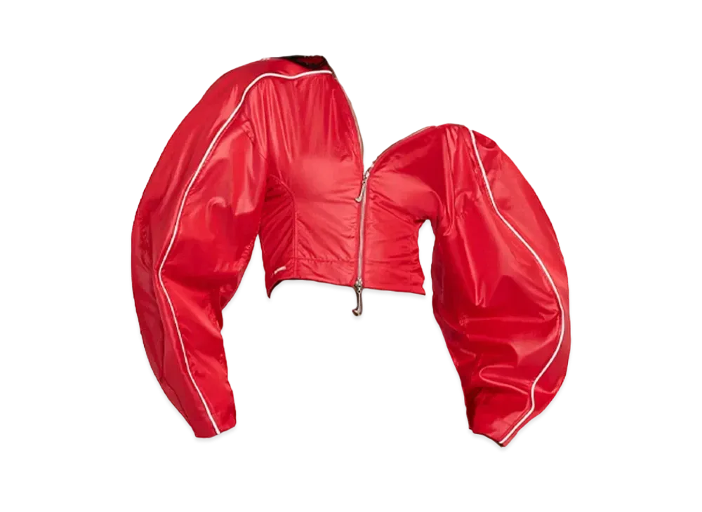 Nike x JACQUEMUS Short Asymmetrical Track Jacket "Dark Red"