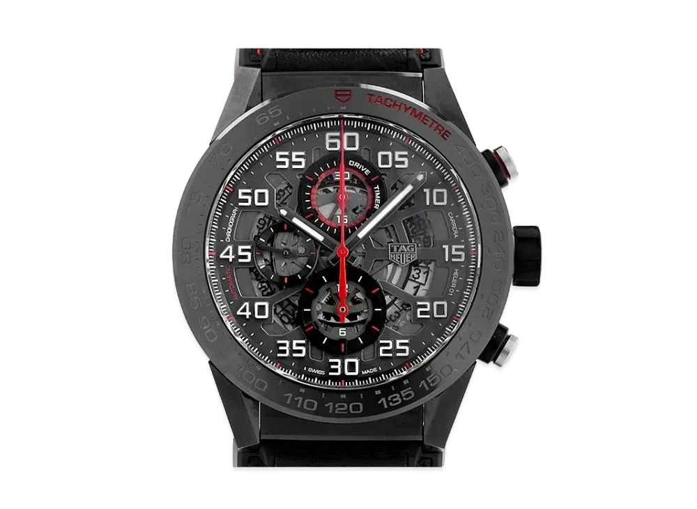 TAG Heuer Carrera Heuer Caliber 01 "Black/Stainless Steel"