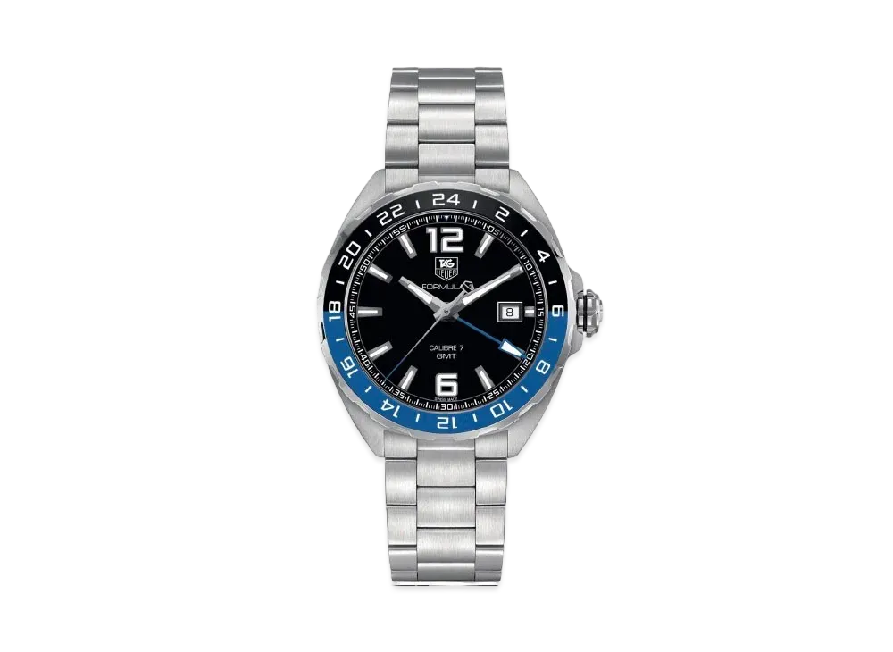 TAG Heuer Formula 1 Caliber 7 GMT "Black/Stainless Steel"