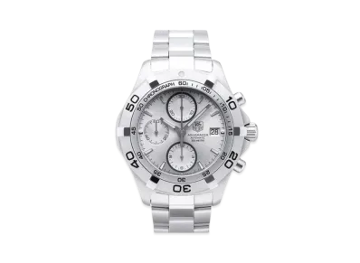 TAG Heuer Aquaracer Chronograph "Silver/Stainless Steel"
