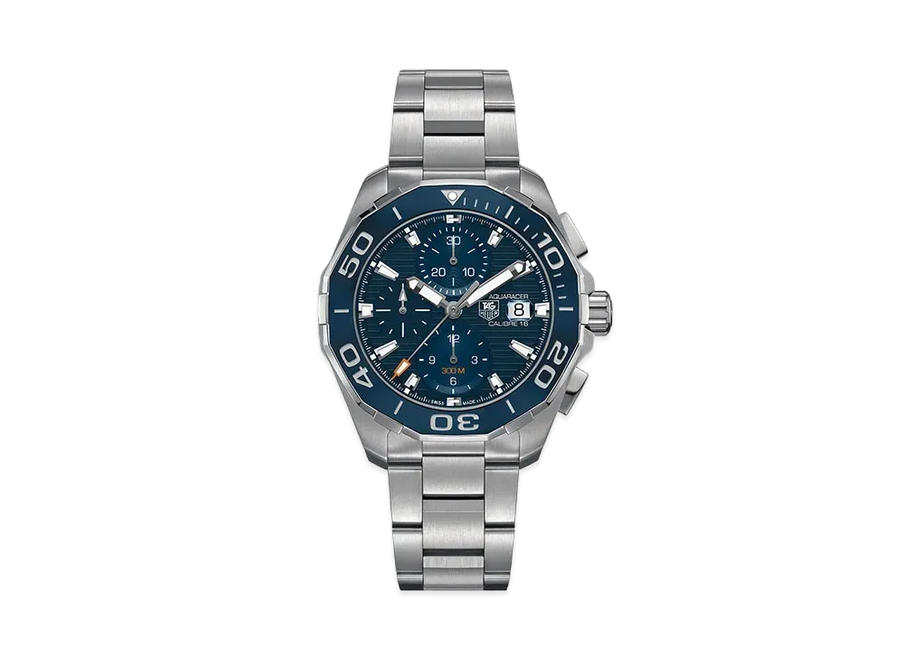 TAG Heuer Aquaracer Caliber 16 Chronograph "Black/Stainless Steel"