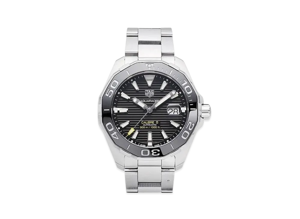 TAG Heuer Aquaracer Caliber 5 "Black/Stainless Steel"