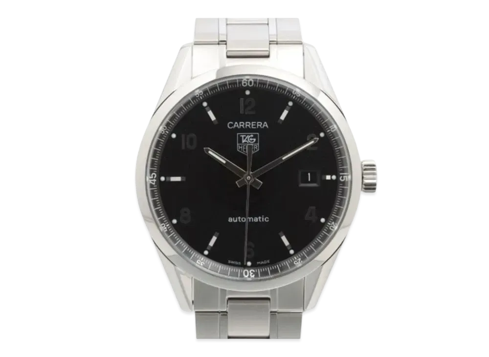TAG Heuer Carrera Caliber 5 "Black/Stainless Steel/Silver"