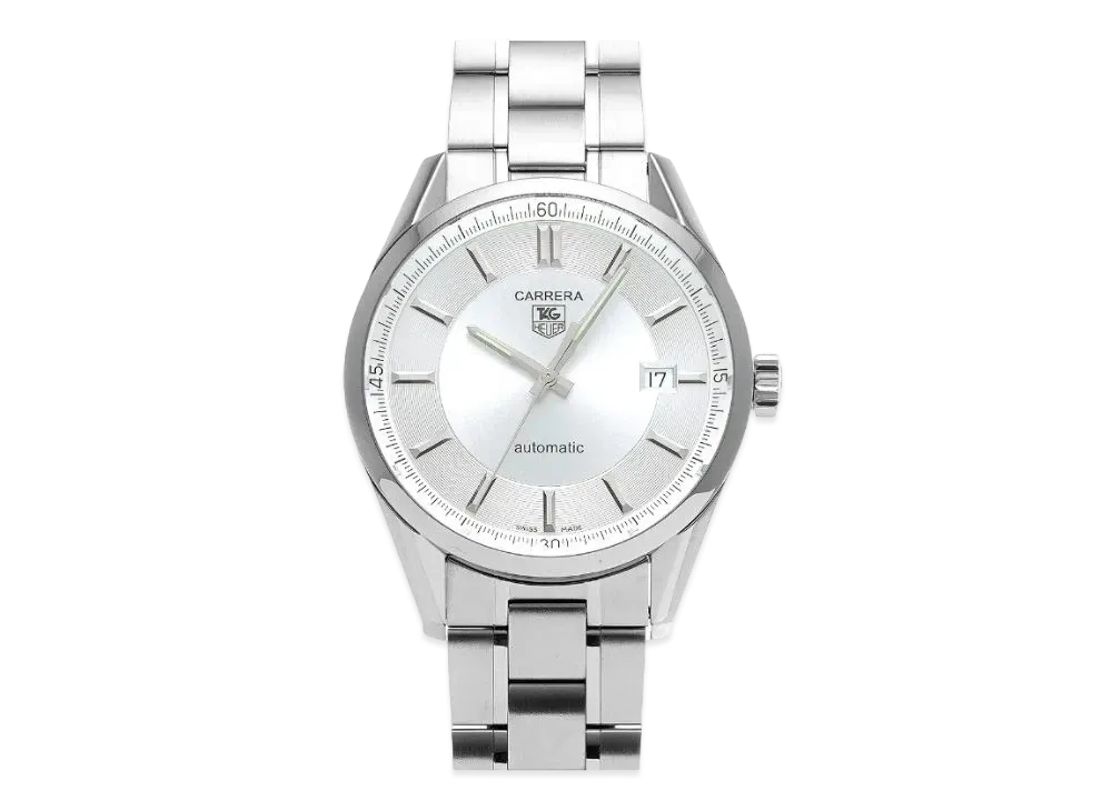 TAG Heuer Carrera Caliber 5 "Silver/Stainless Steel"
