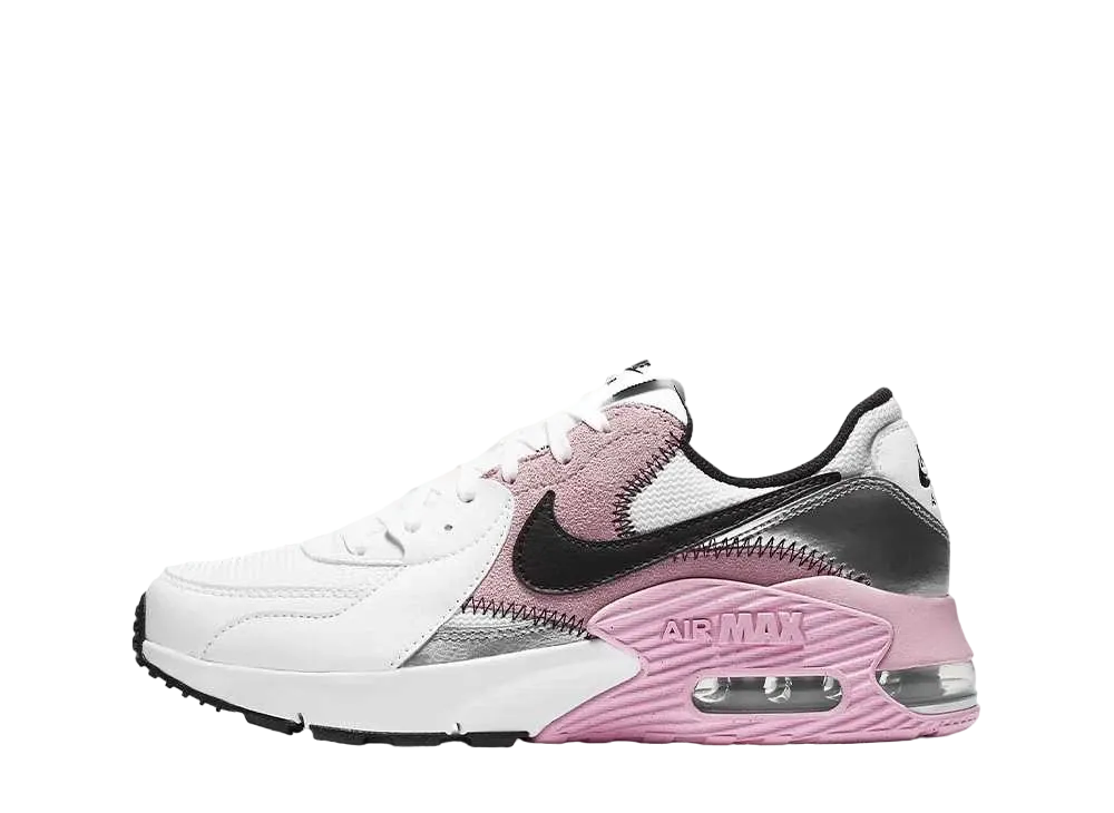 Nike Women's Air Max Excee "White/Light Arctic Pink/Metallic Silver/Black"