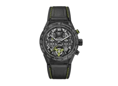 TAG Heuer Carrera Heuer 02T Tourbillon Nanograph "Black/Titanium"