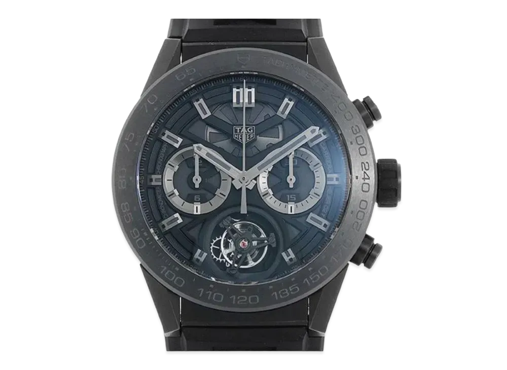 TAG Heuer Carrera Heuer 02T Flying Tourbillon Black Phantom Titanium Limited 200 "Black/Titanium"