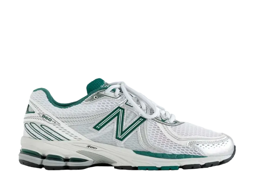 エメレオンドレ × ニューバランス 860V2 "ホワイト/グリーン"