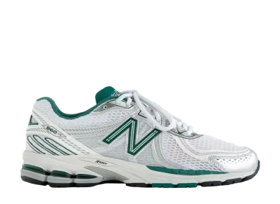 エメレオンドレ × ニューバランス 860V2 "ホワイト/グリーン"