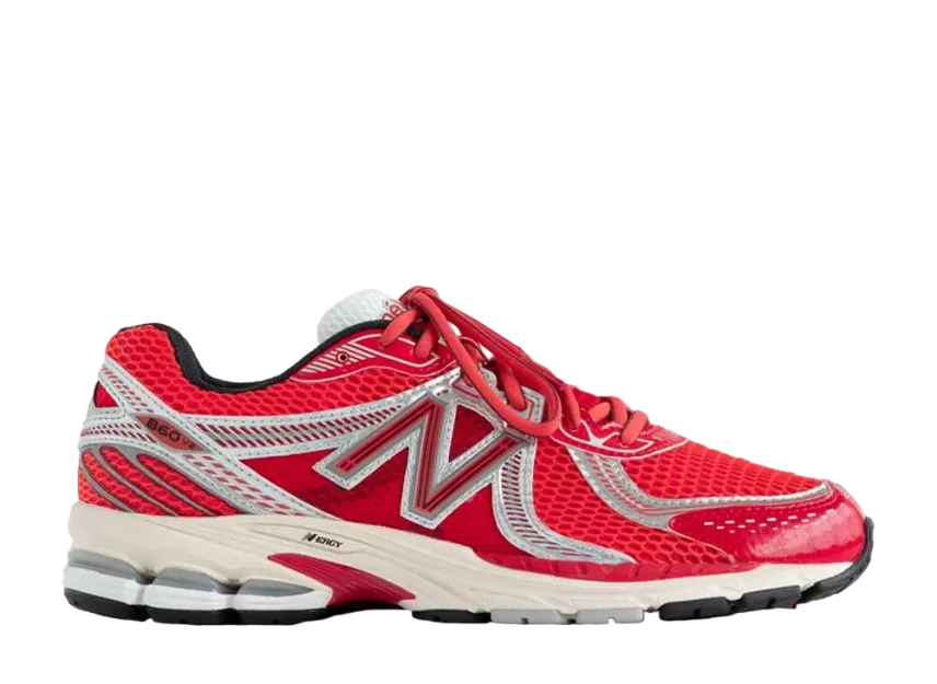 エメレオンドレ × ニューバランス 860V2 "レッド/シルバー"