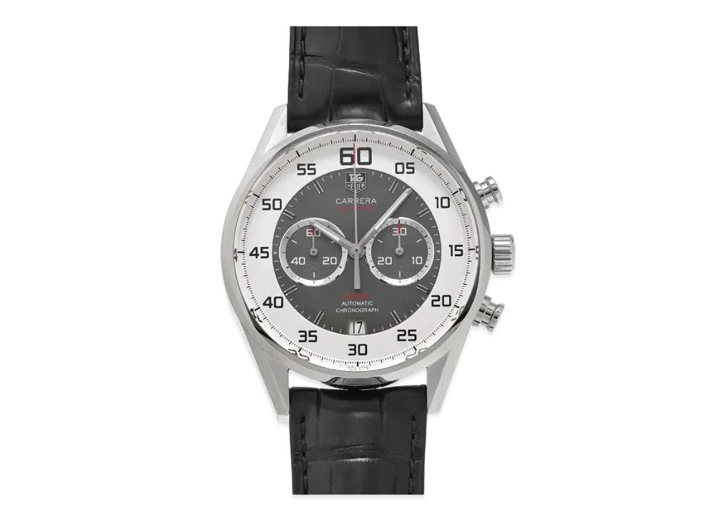 TAG Heuer Carrera Caliber 36 Chronograph Flyback "Gray/Silver/Stainless Steel/Black"