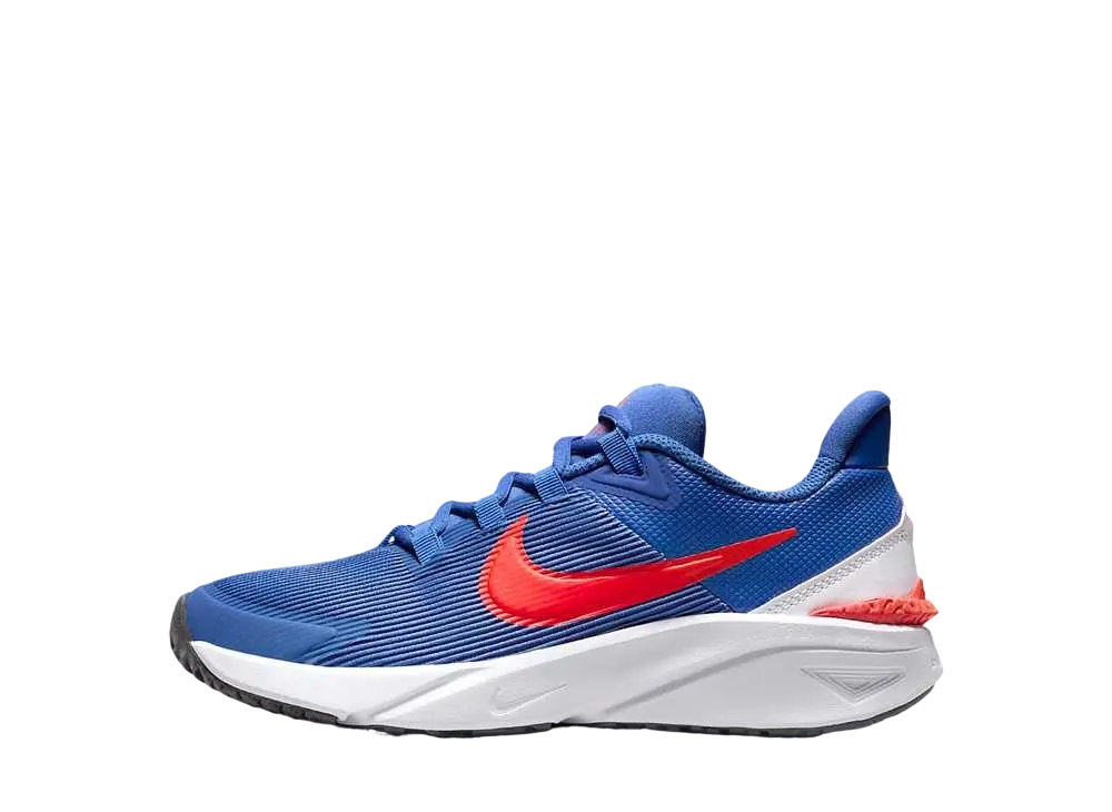 ナイキ GS スターランナー4 "アストロノミーブルー/ホワイト/トータルオレンジ/チームオレンジ"