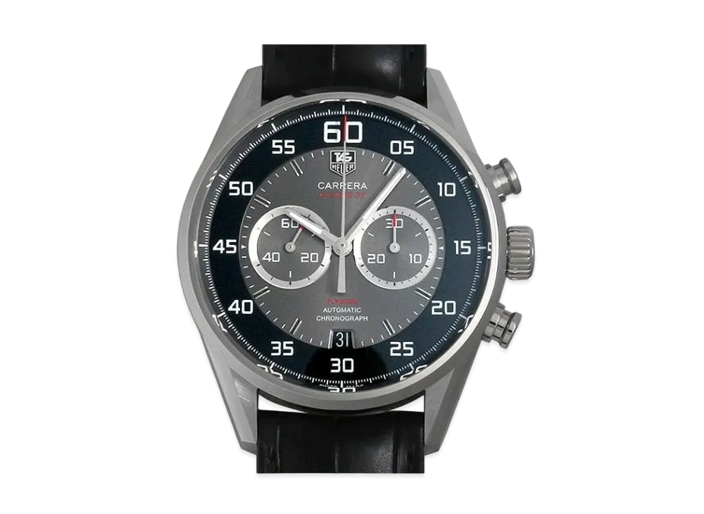 TAG Heuer Carrera Caliber 36 Chronograph Flyback "Black/Gray/Stainless Steel/Black"