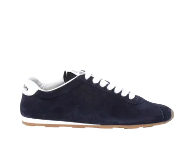 ミュウミュウ ウィメンズ スエード スニーカー "ネイビー"