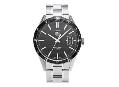 TAG Heuer Carrera Caliber 5 "Black/Stainless Steel/Silver"