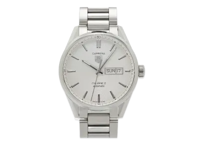TAG Heuer Carrera Caliber 5 Day-Date "Gray/Stainless Steel/Silver"
