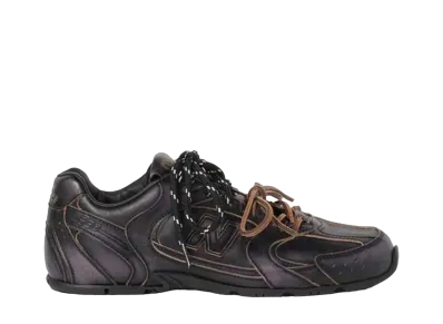 ミュウミュウ × ニューバランス ウィメンズ 530 SL レザー スニーカー "ブラック"