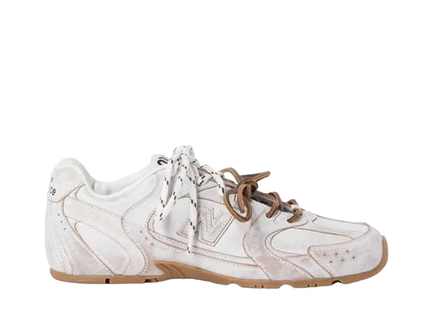 ミュウミュウ × ニューバランス ウィメンズ 530 SL レザー スニーカー "ホワイト"