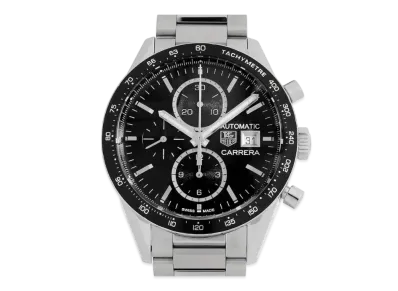 TAG Heuer Carrera Caliber 1887 Chronograph "Black/Stainless Steel/Silver"